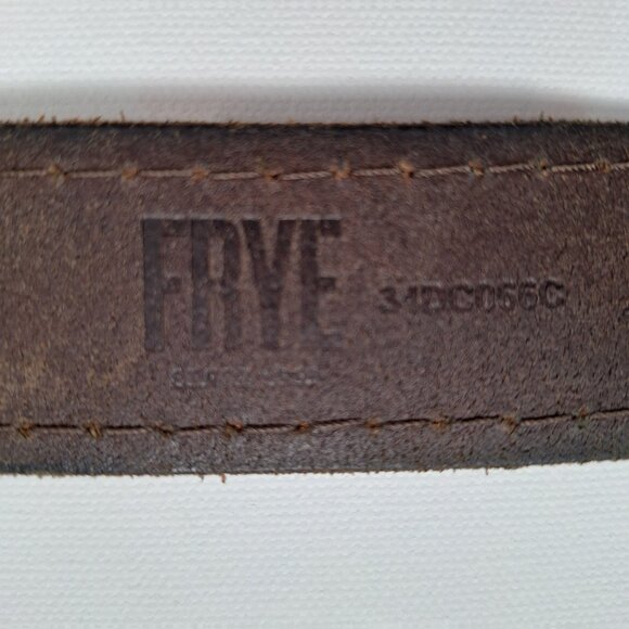 Frye Brown Leather Belt - Picture 4 of 7